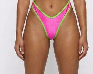 Scrunch Back V-Front Thong Bikini Bottom