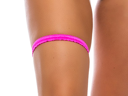 Ruched-Garter-of-My-Heart-neon-pink