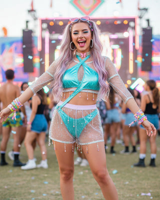 Single Ring Asymmetrical Bodysuit