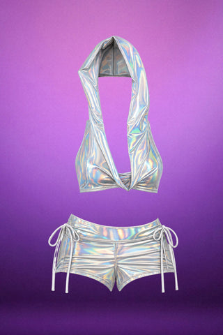 Radiant Rave Hooded Set