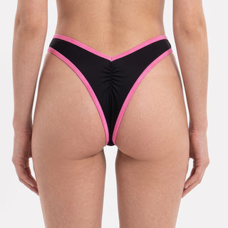 Scrunch Back V-Front Thong Bikini Bottom