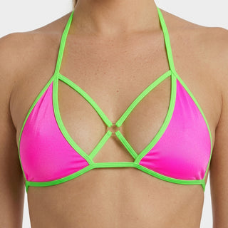 Strappy Cross Front Bikini Top
