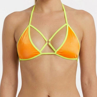 Strappy Cross Front Bikini Top