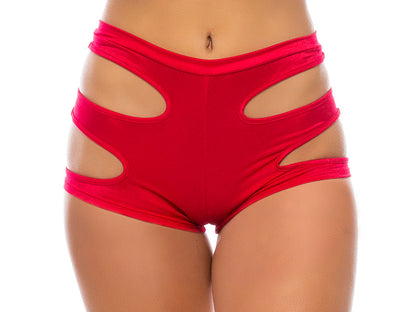 Peeka-Booty-Short-With-Cutouts-Red