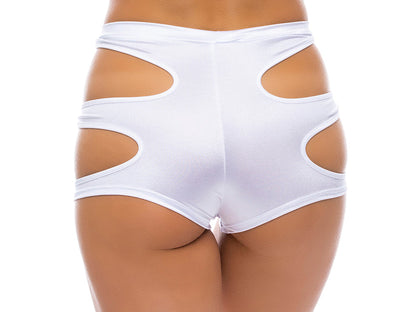 Peeka-Booty-Short-With-Cutouts-White