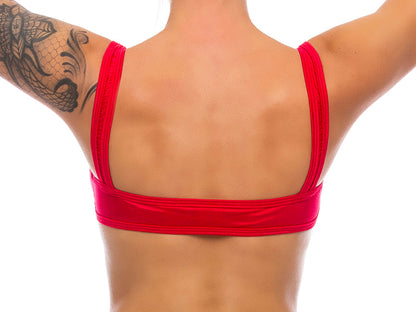 Sleek-Under-Boob-Top-Red