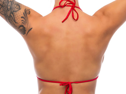 Small-Tri-basic-bikini-Top-red