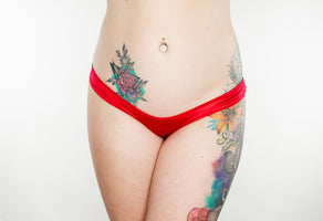 Cheeky-Bikini-Rave-Bottom-with-Scrunch-Butt-red